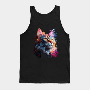 American Bobtail Rainbow Tank Top